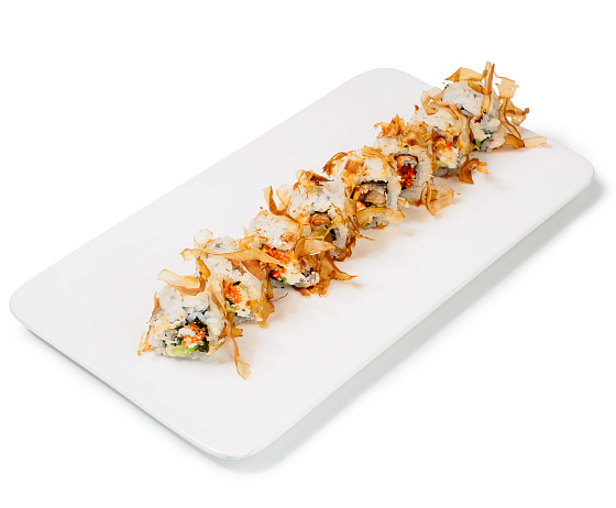 Ролл бонито с жаренным угрем 1