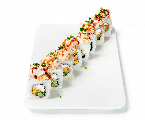 Ролл с курицей и угрем 1